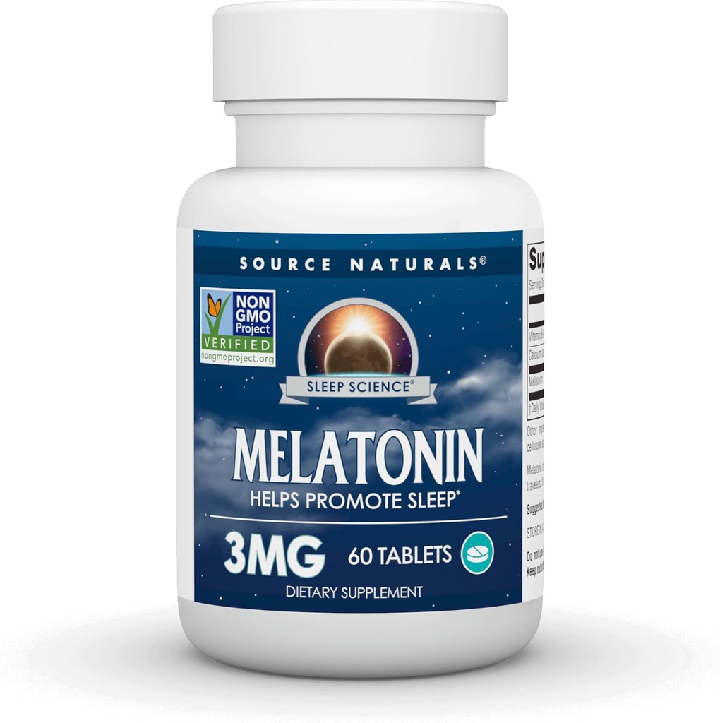 Source Naturals Sleep Science Melatonin * 3 mg - 60 tabletter