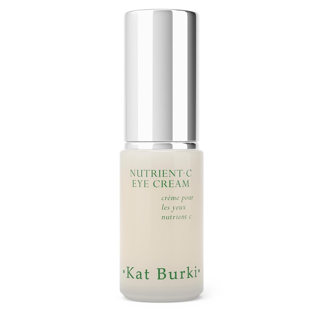 Kat Burki 8% stabiliseret C-vitamin Eye Cream med koffein, mørk cirkel Reducerende & depuffing Eye Area Treatment, 0.5 Fl Oz