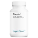 SuperSmart Bioperine 30mg per dag (95% piperine) - Black Pepper Extract Supplement - Absorption Enhancer - fordøjelsesfremmende enzymer Support