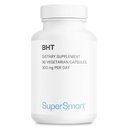 Supersmart - BHT Supplement 300mg per dag - Butyleret Hydroxytoluen