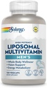 SOLARAY Liposomal Multivitamin til mænd, Enhanced Absorption Immunation, Energy & Bone Support, Herre Daily Multi Vitamin, BCAA, Vitamin D3, C, B12, Zink, Vegan, Soy Free, 60 Serv, 120 VegCaps