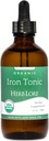 Herb Lore Iron Tonic - Organic Liquid Iron Drops Supplement for børn og kvinder - Baby, Infant & Toddler Friendly - Plant Based, Vegan, Gentle, Ikke Forstoppende Urtetinktur (4 fl oz)