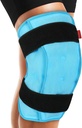 Comfytemp 3D Knee Ice Pack Wrap til skade Genanvendelige Gel, FSA Støtteberettiget, Knee Cold Pack Brace Fysisk terapi for Meniscus Tear, Ben Pain, Erstatning, Gigt, Muskel Inddrivelse, Kirurgi få godt gave