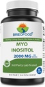 Brieofood Myo Inositol 2000 mg per servering - 60 tabletter - 3. parts laboratorietest