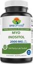 Brieofood Myo Inositol 2000 mg per servering - 60 tabletter - 3. parts laboratorietest