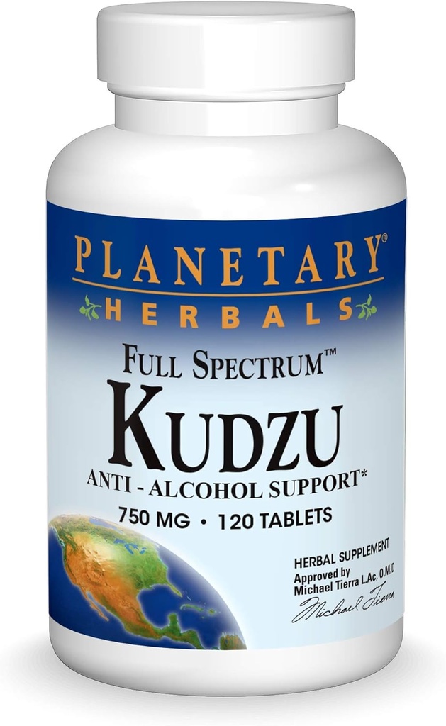 Planetariske Herbals Fuld Spectrum Kudzu tabletter, 120 Greve