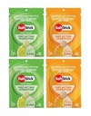SaltStick FASTCHEWS ® Resealable, Variety 4 pakke Tart Orange & Zesess Lemon- Lime