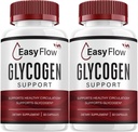(2 Pack) EasyFlow Glycogen - Easy Flow Capsule Cleaner, EasyFlow Pills, Advanced Formel for Total Wellness, Easy Flow Glycogen Anmeldelser, 120 Kapsler