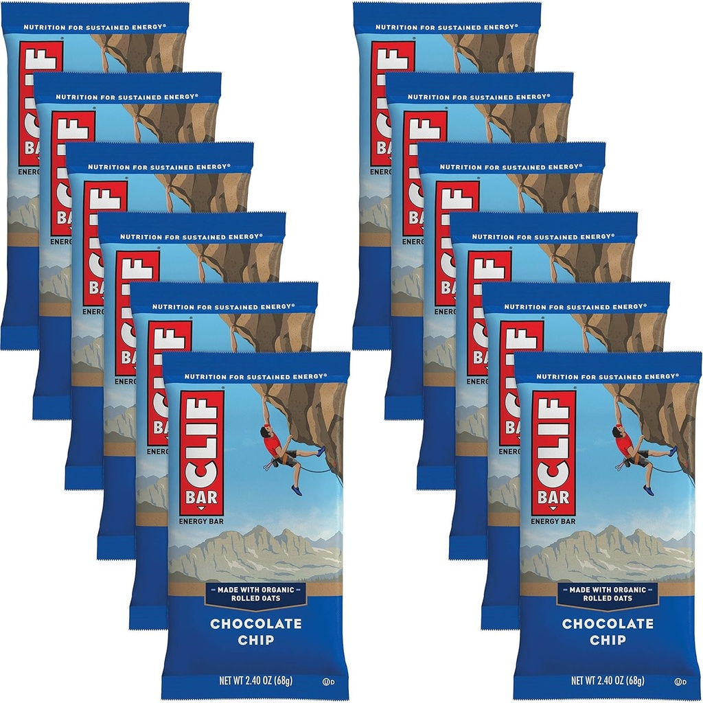 Clif Bar Cool Mint Chokolade 70% Økologisk (12x2,4oz)