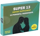 Super 13 hurtigt fungerende urtemand supplement til mænd. 13 Potent Ingredienser - Horny Geat Weed Tongkat Ali Maca & mere til energi Vitality Stamina Endurance og ydeevne Enhancer Pills 10 Caps