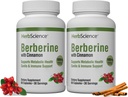 Herb Science Berberine, 1000mg of Berberine per Serving, Supports Metabolic Health, Cardio and Immune Support, Promotes Healthy Heart, 120 Capsules, 60 Servings, 2 Pack
