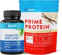 Equip fødevarer Grass- Fed Oksekød Lever kapsler & Prime Protein Powder Vanilla