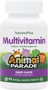 Natures Plus Animal Parade Children 's Chewable Multivitamin - Grape Flavor - 90 Animal- Shaped Tablets - Promotions Health & Well- Being - Vegetar, Gluten Free - 45 Serveringer