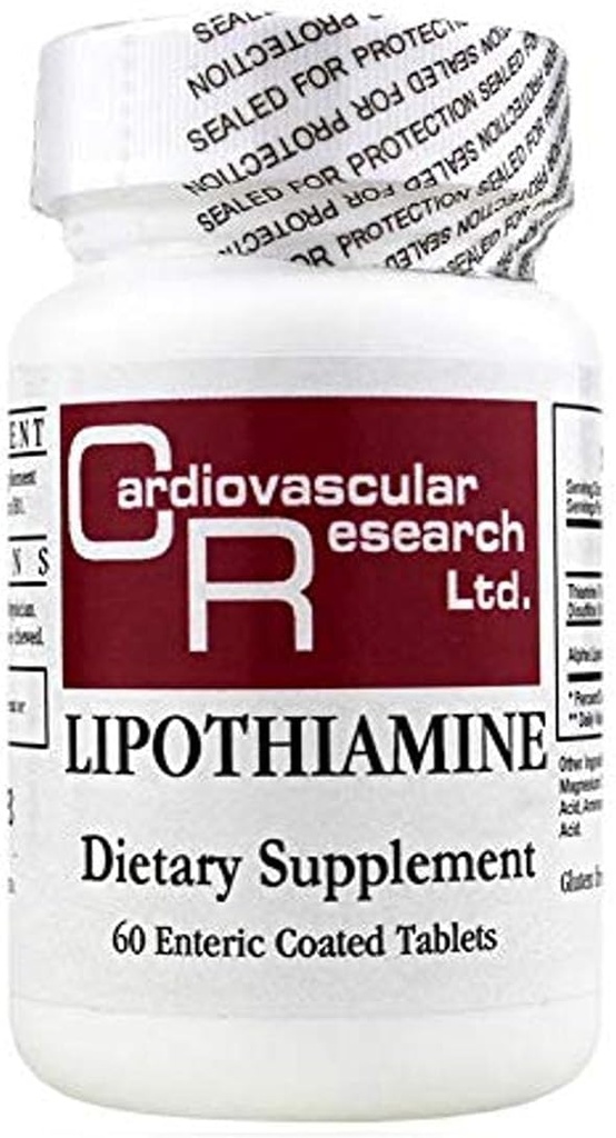 Kardiovaskulær forskning Lipothiamin, hvid, 60 greve (THIAM2)