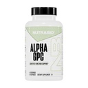 NutraBio Alpha GPC, Brain Support & Forbedret hukommelse funktion, 300mg - 60 Vegetabilske kapsler