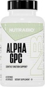 NutraBio Alpha GPC, Brain Support & Forbedret hukommelse funktion, 300mg - 60 Vegetabilske kapsler