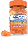 Zicam Cold Remedy Zink Medicated Fruit Drops, Ultimate Orange, 25 Greve (pakke med 1)