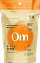 Om Lions Mane Mushroom Powder - Organic Mushroom Supplement og Nootrop - Support Hukommelse, Fokus og Nerve Sundhed, 3,5 oz (50 Servere)