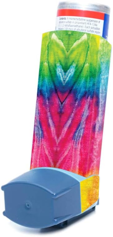 MightySkins Hud til Ventolin HFA Asthma Inhaler - Tie Dye 2 Yep 124; Beskyttende, holdbart, og Unique Vinyl Decal wrap Cover # 124; Let at anvende, fjerne og ændre stilarter # 124; Lavet i USA