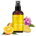 Syv Mineraler, Magnesium Happy Joins Spray - Kraftfuld USA Made Magnesium Oil Blend med essentielle olier (gurkemeje, Ginger og Orange) - Gratis Ebook inkluderet (4 fl oz)