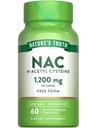 Nature 's Truth NAC Supplement: 124; 1200mg; 124; 60 Kapsler: 124; N Acetyl Cysteine: 124; Free Form Aminosyre: 124; Non- GMO og Gluten Free Supplement: