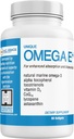 UNIQUE E A.C. Grace Company Omega E + - Fish Oil Supplement - med Marine Omega-3 Fedtsyrer, E-vitamin, D3-vitamin og CoQ10 - Hjælper støtte hjerte, hjerne og hud sundhed - 60 Softgels