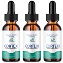 (3 Pack) Cortexi Ear Drops - Official Formel - Cortexi Tinnitus Behandling Cortexi hørelse Support Drops, Cortexi for ringning i ører, Cortexi Supplement Drops Maksimal styrke Ny Forbedret (3 oz)