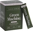 Fleur Marche Green Machine Super Green Powder Packets - Organic Green, Fruit & Probiotics - Superfood til fordøjelse, energi, Microbiome Support & Detox - On- The- go Green Juice - 14 Packets