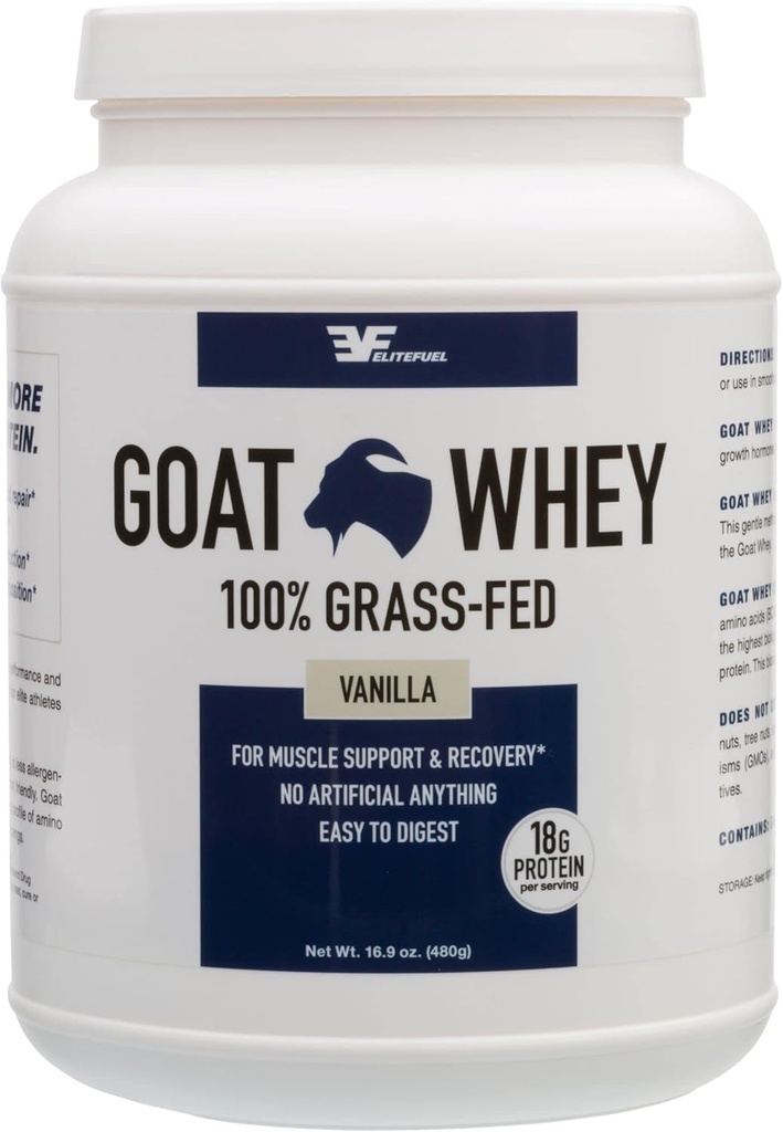 Geder Whey Protein - 124; Grass- Fed- 124; fra Pastreret Gede- Natural Vanilla