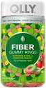 OLLY Fiber Gummy ringe, 5g Prebiotic Fiber, FOS (Fructo- oligosaccharides), fordøjelsesstøtte, Berry Melon