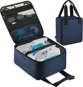 Beautyflier Nose Cleaner Storage Bag, Rejsesikkerhed sag for Navage Nasal Vanding System, Countertop Caddy Portable Neti Pot Carriing Case, Beskyttende Næse Renere Bag med håndtag rem (Kun taske)