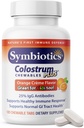 Symbiotika Colostrum 120ct Chewables Plus - Immunity Support for Adult & Kids - Lactoferrin Supplement & Colostrum Protein - Understøtter fordøjelse & Gut - 25% lgG Antistoffer, Gluten Free - Orange Creme