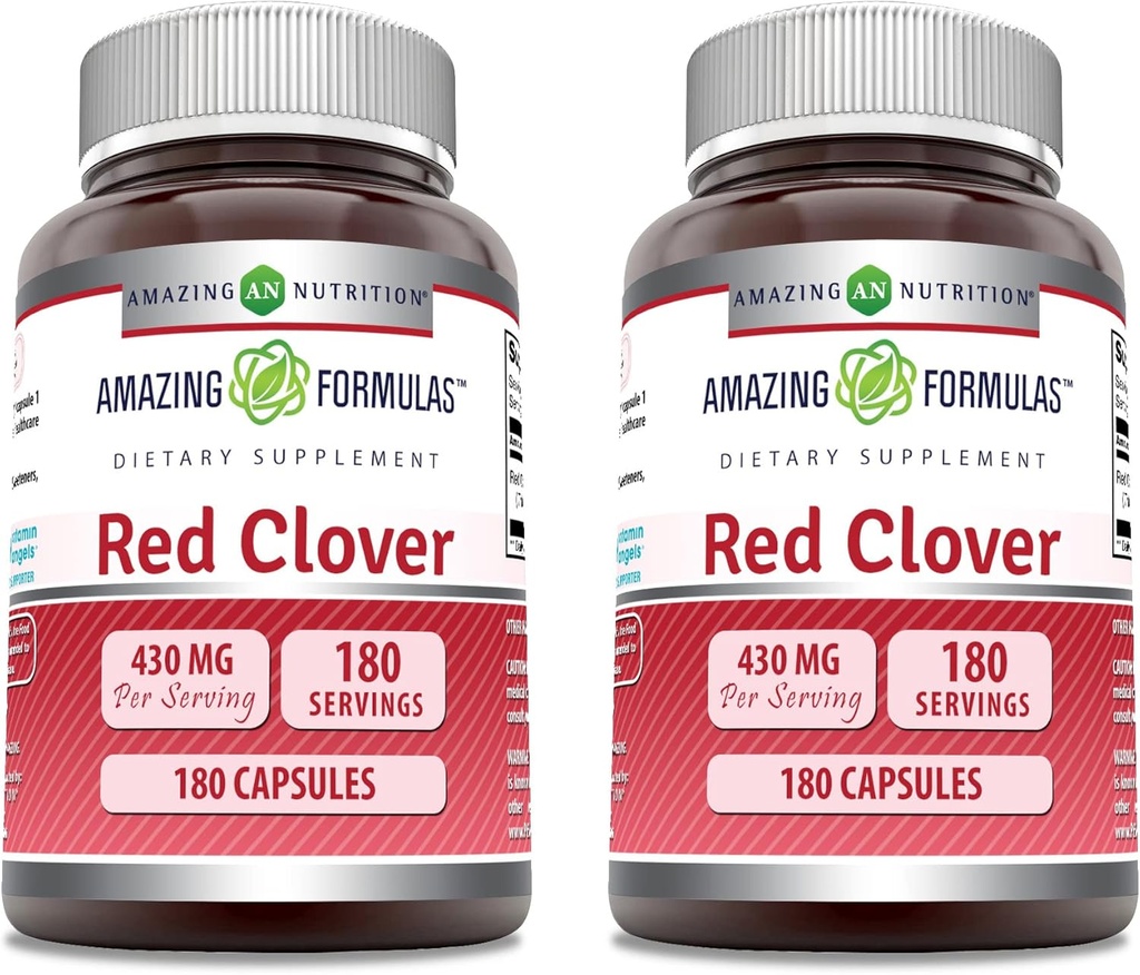 Amazing Formulas Red Clover Supplement: 124; 430 Mg Per Serving