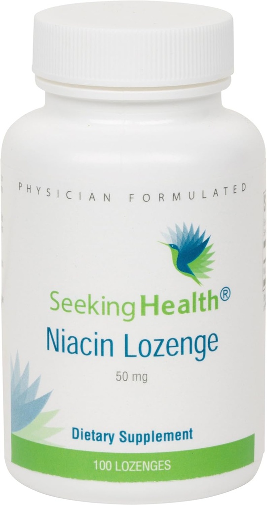 Søgning sundhed Niacin Lozenge • 124; Giver 50 mg Niacin som nicotinsyre • 124; vitamin B3 • 124; fri for Magnesium Stearate • 124; Non- GMO • 124; Natural Cherry Flavor • 124; 100 Lozenges