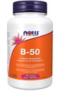 NOW Vitamin B- 50 mg, 100 Veg kapsler