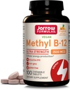 Jarrow Formulas Ultra Strength Methyl B- 12, Kosttilskud til Cellular Energy Production, 100 Tropical- Fine tyggetabletter, op til en 100 dages forsyning