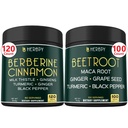 Bundle 7in1 Berberine HCl 97% & 6in1 Beet Root Kapsler