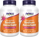 NOW Supplements, Sodium Ascorbate Powder, Buffered, Antioxidant Protection*, 8-Ounce (Pack of 2)