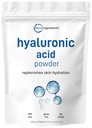 Micro Ingredienser Hyaluronsyre Serum Powder, 100 Mormer Mex124; Lav Molekulær Vægt, Kosmetik Grade 124; Skin Hydration og Fugt Support Supplements Mex124; Vegan, Vand Opløselig (inden for 2 Timer)