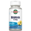 KAL Melatonin 5mg Søvnhjælp Lozenges, Melatonin Supplement understøtter søvnkvalitet, beroligende afslapning og en sund søvn cyklus, med tilsat vitamin B6, Vegetarisk, Natural Lemon Flavor, 60 Lozenges