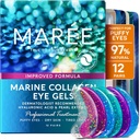MAREE Eye Gels - Pads under Eye Patches for Puffy Eyes og mørke cirkler med Collagen & Hyaluronic Acid - Anti Wrinkler under Eye Masker Skincare Behandling for Puffiness & Bags - Parches Para Ojeras