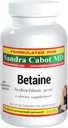 Pure betaine HCL supplement kapsler - betaine HCL 100 Chlorokapsler