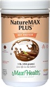 Maxi- Health NatureMAX Plus Energy Support Drink Soy Protein Powder - Sukker Free Diet Supplement - 20g Protein Per Servering - Natural Chocolate Flavor - Kosher Vitamin - 1lb
