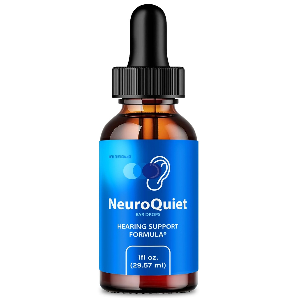 Neuroquiet Tinnitus Relief for Ringende Øre Neuroquiet hørelse Support Liquid Drops, Neuro Stille Audity Klarhed og sund hørelse Supplement, Neuro Stille Alle naturlige formel Anmeldelser (1 pakke)