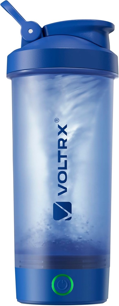 VOLTRX Protein Shaker Flaske, Fusion USB C Genopladelig Elektrisk Protein Shake mixer, Shaker Cups til Protein Shakes og Meal Erstatning Shakes, BPA Free, 24oz