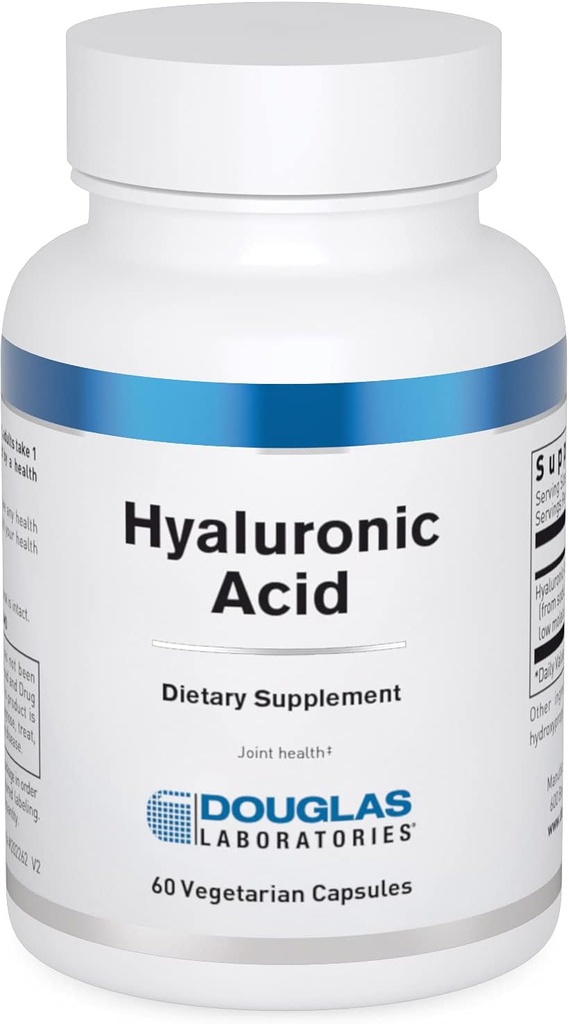 Douglas Laboratories Hyaluronic Acid ttesmå 124; 70 mg Hyaluronic Acid til led- og hudsundhed; 60 kapsler