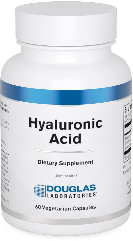 Douglas Laboratories Hyaluronic Acid ttesmå 124; 70 mg Hyaluronic Acid til led- og hudsundhed; 60 kapsler