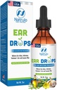 Natrulo Natural Ear Drops for Ear Infektion - Homøopatisk, Urte Eardrops for voksne, Børn & Kæledyr - for Ear Aches, Svømmer 's Ear, Loosen Wax - Kids Safe Ear Oil, Made in USA (2 Oz)