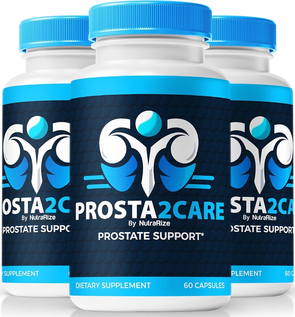 (3 Pack) Prosta2Care Kapsler - Komplet Formel til at opretholde Prostata sundhed, Prosta 2 Care Naturlige Kapsler, Premium Prostata Support Formel, Official Prosta 2Care Pastillas anmeldelse (180 Kapsler)