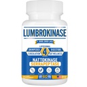 Liposomal Lumbrokinase Nattokinase Serrapeptase Complex, Lumbrokinase Supplement for Circulation Heart Health and Digestion,60 Capsules